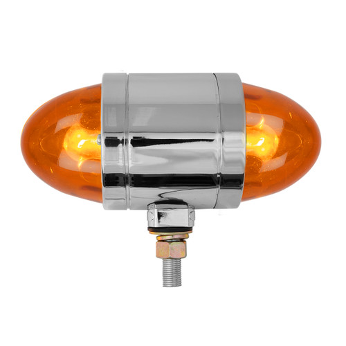 78855 Double Face Chrome Die Cast Light Replacement Lens - Grand