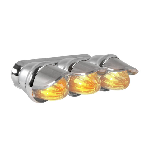 82780 Triple Mini Light with Visor - Grand General Accessories LLC