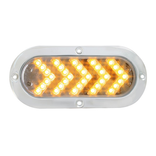 77120 Spyder Series Oval Sequential Arrow Mid-Turn LED Light