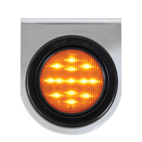 86750 Stainless Steel L Bracket w/ Single 2" Round Light