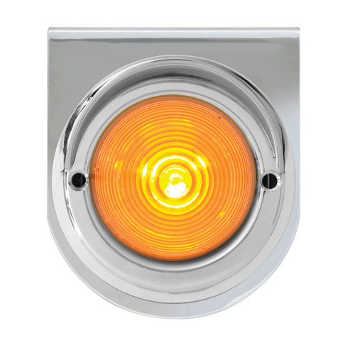 86814 Stainless Steel L Bracket with Single 2-1/2" Round Light