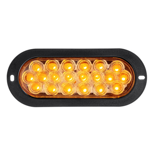 イエローオーバルシーリングライト 76375 Oval Flange Mount LED Side Light - Grand General Accessories LLC