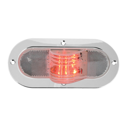 79843 Oval Side Turn & Marker LED Light w/ Reflector - Grand