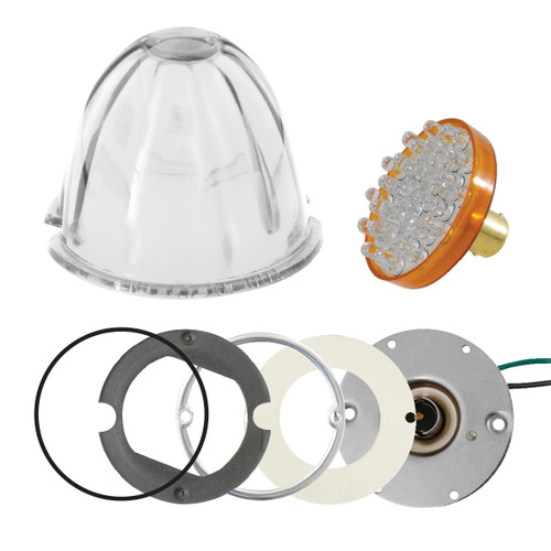 店舗用品 Roshan K.C. Pro Trucking Products: 11 LED Auxiliary Side Marker/Turn Signal