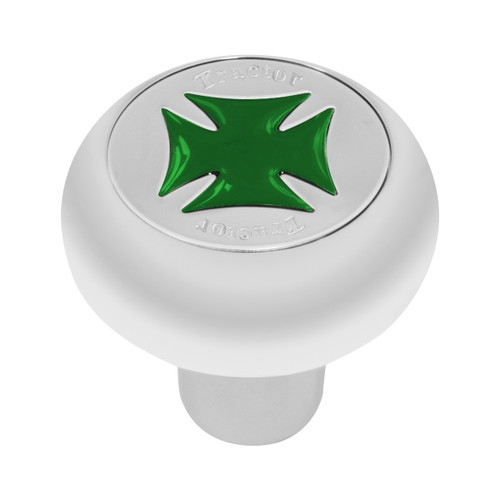 95353 Iron Cross Chrome Air Valve Knob in Assorted Colors