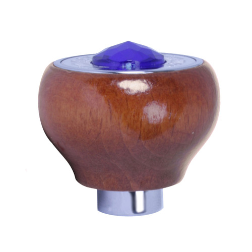 95671 Wood Dashboard Control Knob with Crystal