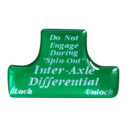 96081 Switch Guard Sticker for Axle Differential - Grand General