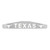 30052 Bottom Mud Flap Plate with Texas Script