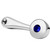 54951 Chrome Window Crank with Color Jewel