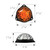 81624 Mini Super Star Watermelon Surface Mount LED Sealed  Light