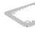 60392 Shark Teeth Motorcycle License Plate Frame w/ 4 Holes