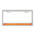 60450 License Plate Frame w/ 2 Holes, 12" LED & Chrome Plastic Bezel