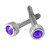 67224 Small Dash Screw with Color Crystal
