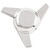 90347 Knock-Off Chrome Die Cast Spinner