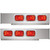 80360 2-Pc Chrome Plated Steel Light Bar