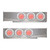 91845 2-Pc Stainless Steel Light Bar