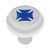 95341 Iron Cross Chrome Air Valve Knob in Assorted Colors