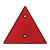 99555 6" Triangle Warning Reflector
