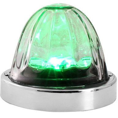 81657 Super Star Glass Watermelon Surface Mount LED Sealed Light