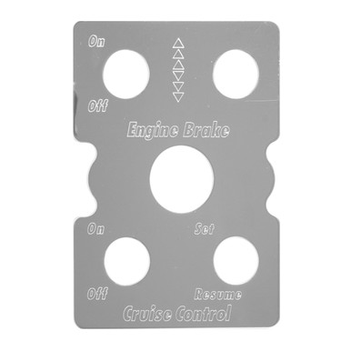 68456 Switch Plate for Engine Brake & Cruise Control - Grand