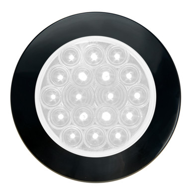 75759 Fleet Series 4" Flange Mount LED Light w/ Twist-On Bezel & 3 ...