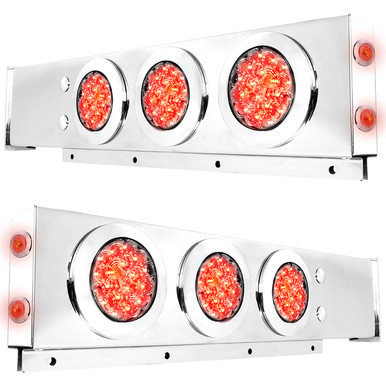 91061 2-Pc Spring-Loaded SS LB w/ 4