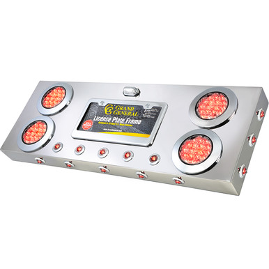 91303 S.S. Rear Light Panel w/ Side & Under Glow Effect - Grand
