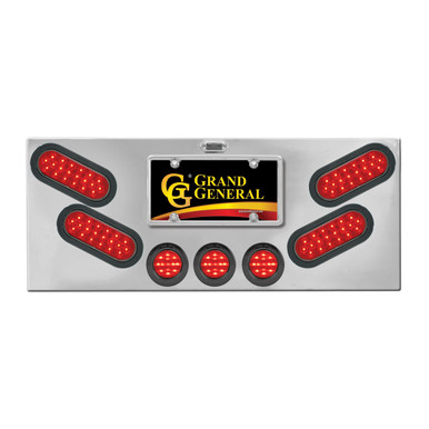 91453 Chrome Plated Steel Rear Center Light Panel - Grand General ...