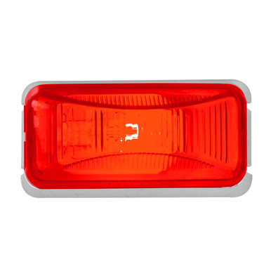 80274 Small Rectangular Single Bulb Sealed Light w/ Chrome Base