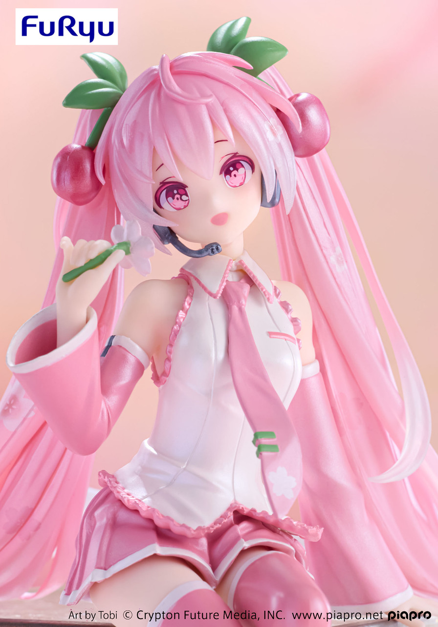 Hatsune Miku Noodle Stopper Figure (Sakura Miku 2024 Pearl Color ver.)