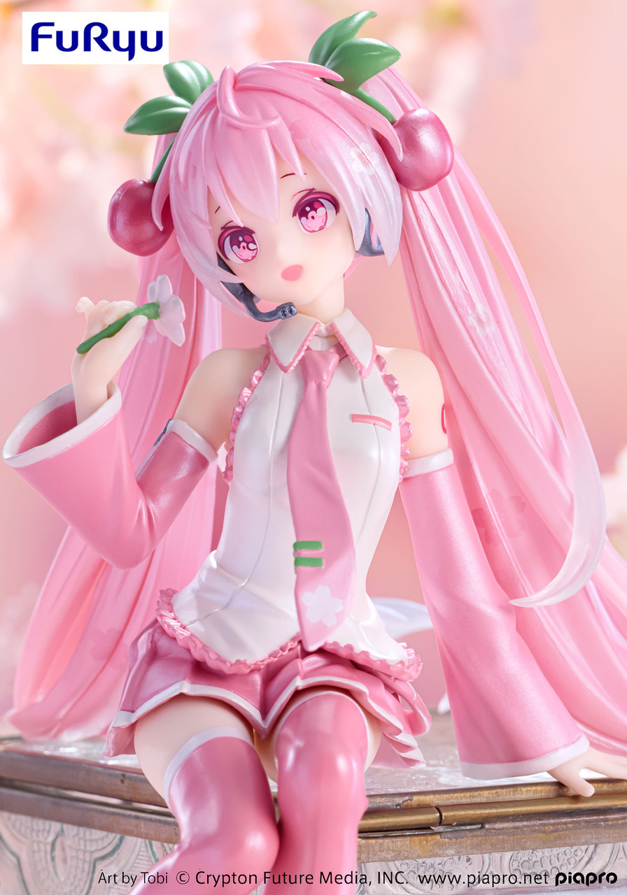 Hatsune Miku Noodle Stopper Figure (Sakura Miku 2024 Pearl Color ver.)