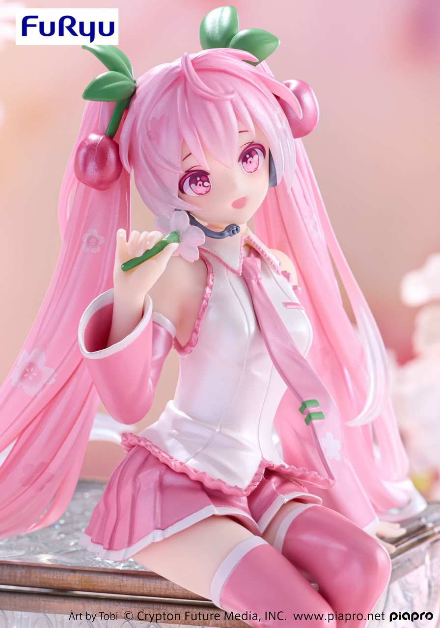 Hatsune Miku Noodle Stopper Figure (Sakura Miku 2024 Pearl Color ver.)