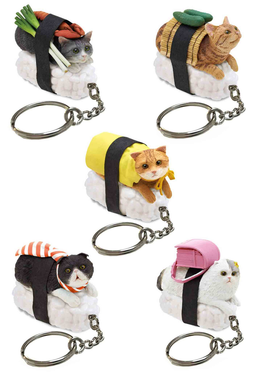 Kigurumi Shop | Sushi Cat (Nekozushi) Keyring Blind Box Version 1