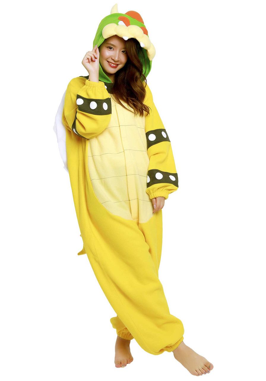 Super Mario Brothers Bowser Kigurumi Adult Character Onesie Costume Pajama  by SAZAC