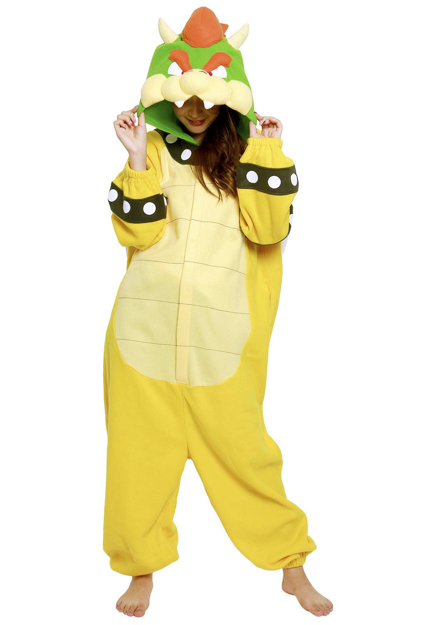 Super Mario Brothers Bowser Kigurumi Adult Character Onesie Costume Pajama  by SAZAC