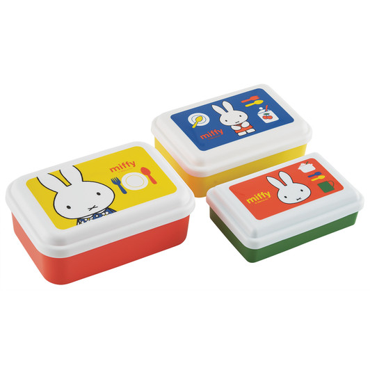 Miffy Food Container 3pc Set (Miffy 20) Miffy Food Container 3pc Set (Miffy 20)
