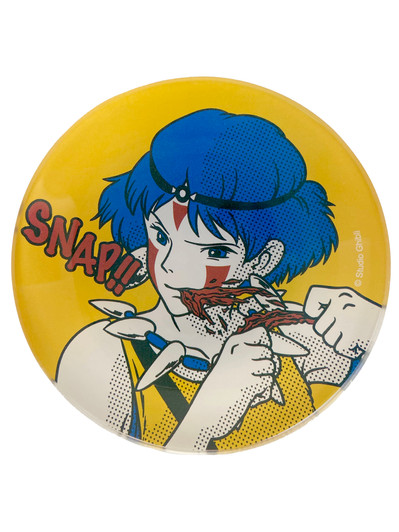 Princess Mononoke Yummy Mini Glass Plate (Snap!!) Princess Mononoke Yummy Mini Glass Plate (Snap!!)