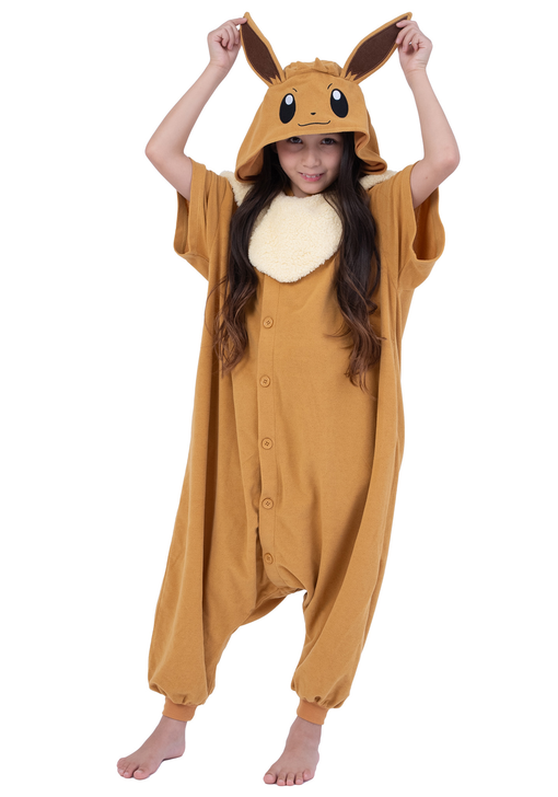 Eevee Kids Pokemon Summer Kigurumi