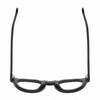 Top View of Reptile Malayemys Designer Progressive Lens Prescription Rx Eyeglasses in Gloss Black Ladies Panthos Full Rim Acetate 44 mm