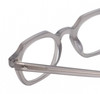 Close Up View of Reptile Liaochelys Unisex Designer Reading Glasses in Grey Crystal & Silver 48mm