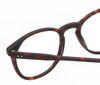 Close Up View of Reptile Larachelus Unisex Designer Reading Glasses in Brown Tortoise Havana 50mm