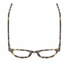 Top View of Reptile Mata Unisex Panthos Reading Glasses in Tokyo Tortoise Havana Yellow 47mm