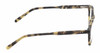 Side View of Reptile Mata Designer Blue Light Blocking Eyeglasses in Matte Tokyo Tortoise Havana Brown Yellow Unisex Panthos Full Rim Acetate 47 mm