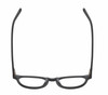 Top View of Reptile Mata Unisex Pantho Full Rim Designer Reading Glasses in Matte Black 47mm