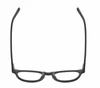 Top View of Reptile Mata Unisex Pantho Full Rim Designer Reading Glasses in Matte Black 47mm
