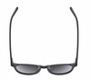 Top View of Reptile Mata Unisex Panthos Designer Sunglasses in Black 47mm 4 Option with Custom Cut NON-polarized Grey Gradient Lenses
