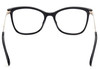 Top View of Max&Co MO5051-001 Women's Cat Eye Designer Reading Glasses Black Rose Gold 51 mm