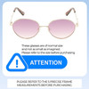 Size Awarenesss Illustration of Guess Factory GF4014 Women's Oval Full Rim Designer Sunglasses in Rose Gold/Violet Purple Mirror Gradient 50mm