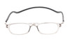 Snap Magnetic C3 Unisex Oval Prescription Eyeglasses in Grey Crystal 52 mm Rx-SV