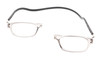 Snap Magnetic C3 Unisex Oval Blue Light Blocking Eyeglasses in Grey Crystal 52mm